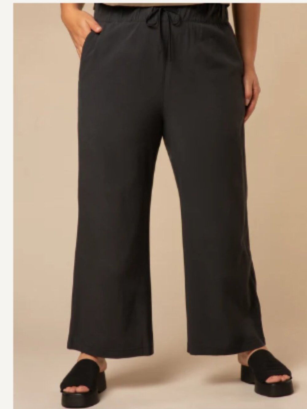 Wayre Cruiser Wide Leg Stretch Pant - Black - Size XL
